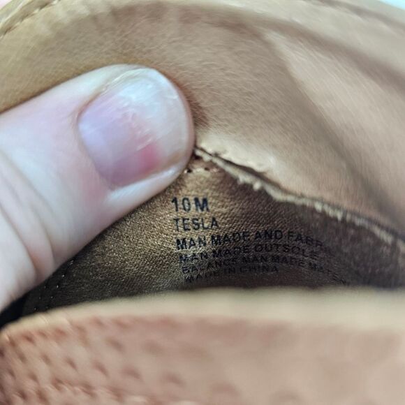 Rampage booties womens 10 tesla brown tan boots ankle - Picture 4 of 5